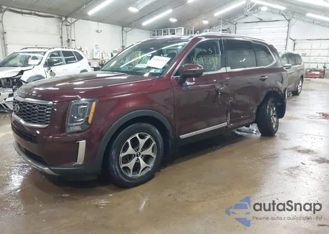 2021 Kia Telluride Ex z USA, uszkodzony, nr VIN 5XYP3DHC7MG104738